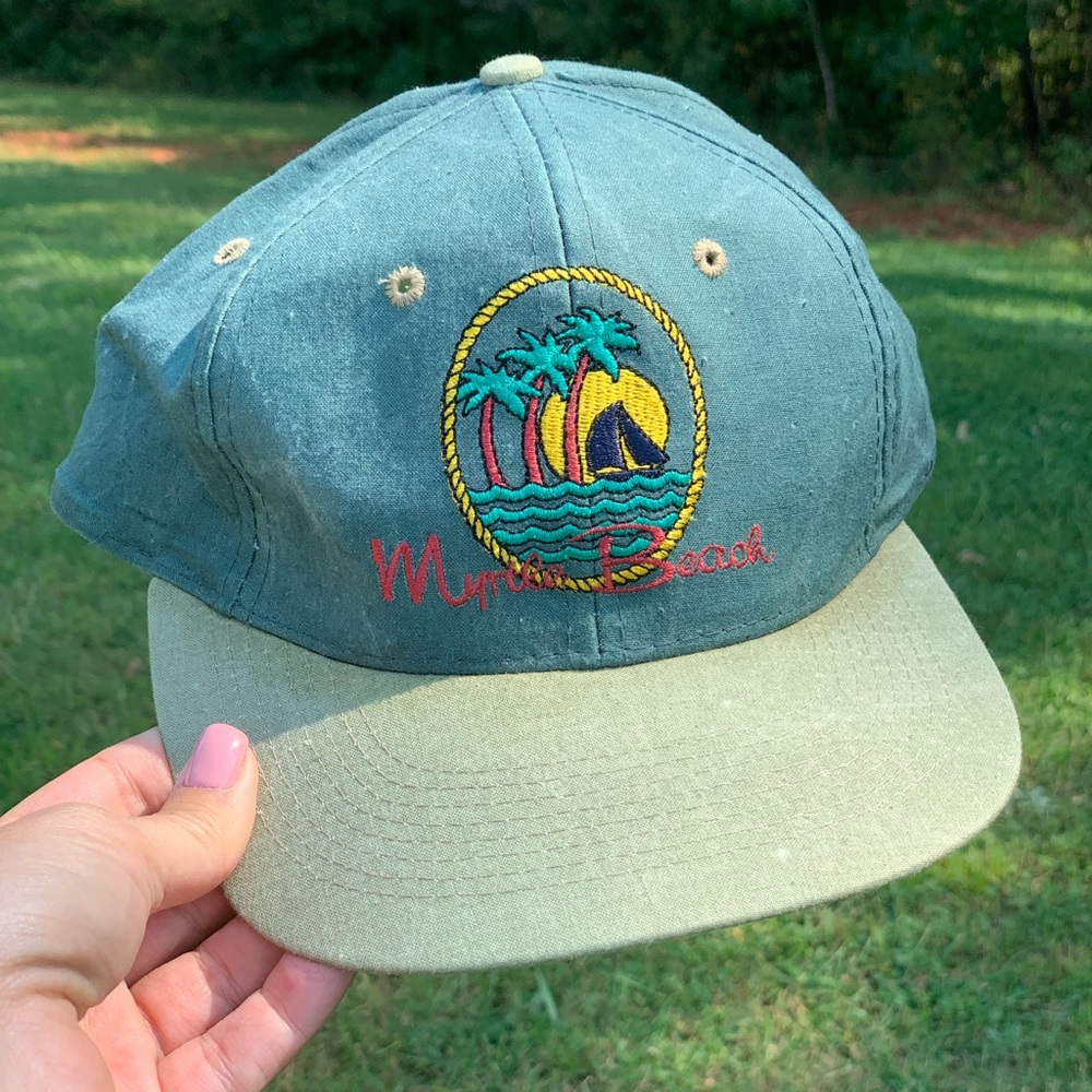 Vintage 80s SnapBack hat- Myrtle Beach